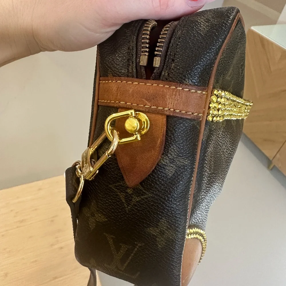 Custom LV Compiegne converted crossbody 💎